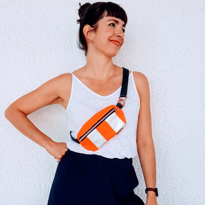 b2b bumbag aus arbeitskleidung